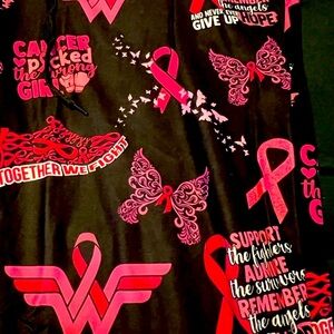 Show your support by wearing a pair of Breast Cancer Awareness Joggers!